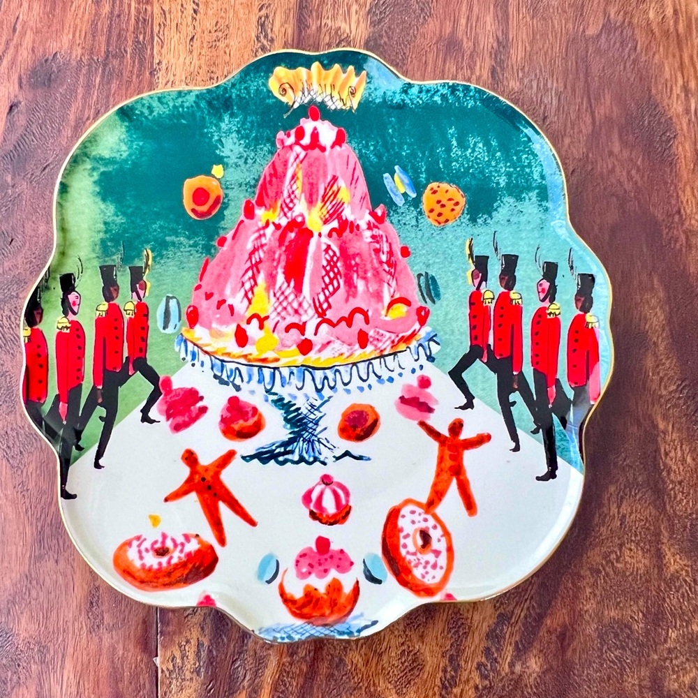 Anthropologie Christmas/nutcracker  plate
